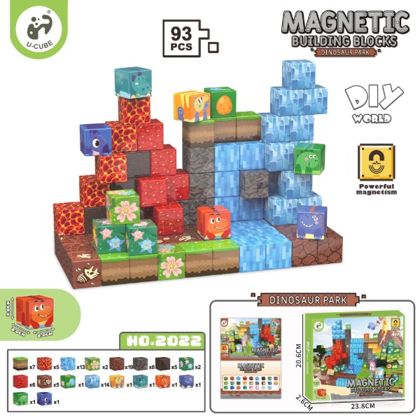 Фото - Магнітний конструктор U-CUBE 93 деталей (2022)