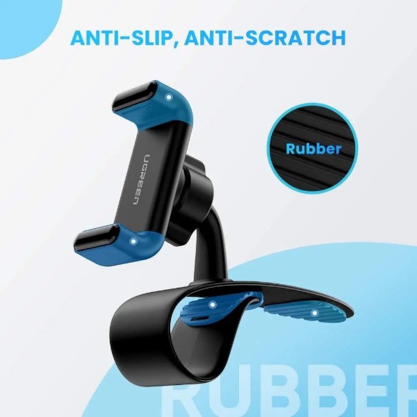 Фото - Автотримач UGREEN LP189 Dashboard Snap Clip Phone Holder Black (60796)