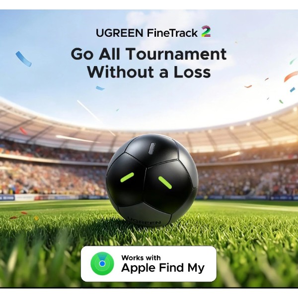 Фото - Беспроводной маяк UGREEN FineTrack 2, football-inspired design (FT309)