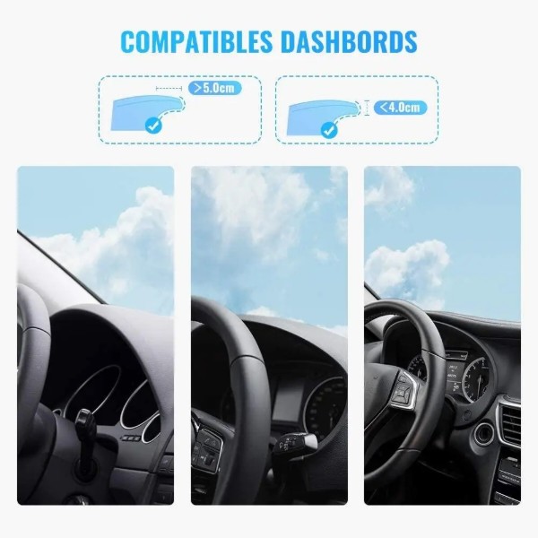 Фото - Автотримач UGREEN LP189 Dashboard Snap Clip Phone Holder Black (60796)