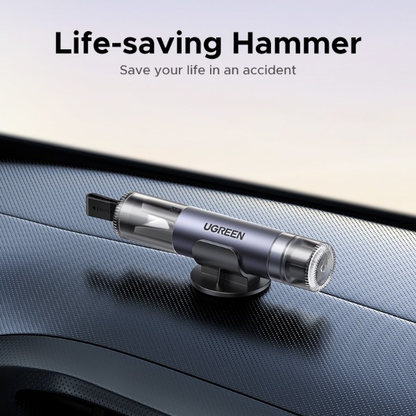 Фото - Автомобільний молоток UGREEN LP821 Car Safety Hammer Grey (35347)