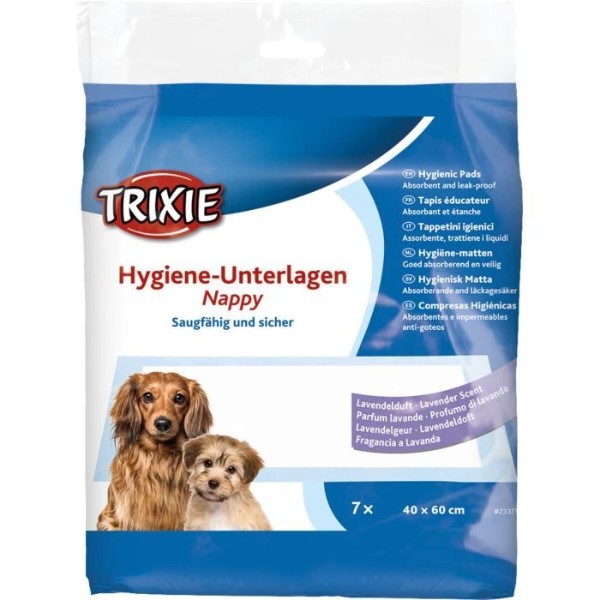 Фото - Пеленки для собак Trixie с лавандой целлюлоза 40х60 см 7 шт. (4047974233719)