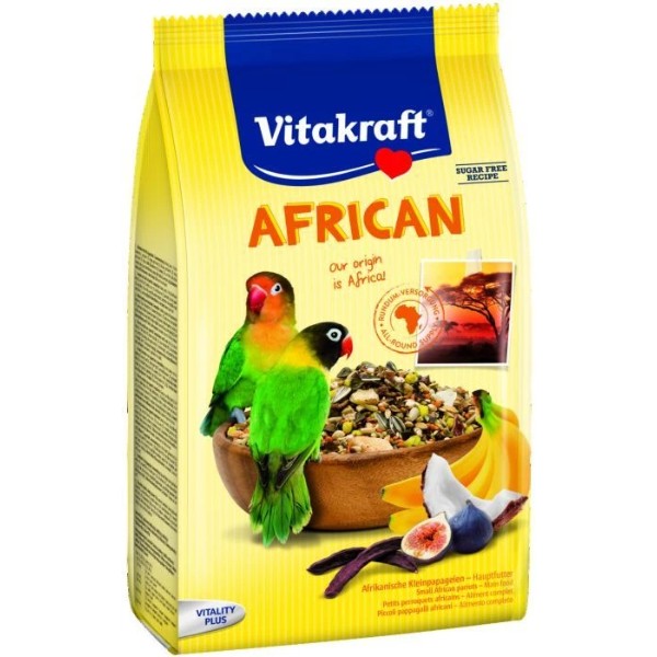 Фото - Корм для птиц Vitakraft African для средних африканских 750 г (4008239216410)