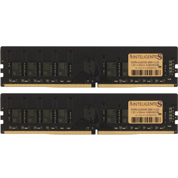 Фото - Память DDR INTELIGENTES DDR4 64GB KIT (IU4DHE2/64) Фото - Память DDR INTELIGENTES DDR4 64GB KIT (IU4DHE2/64)