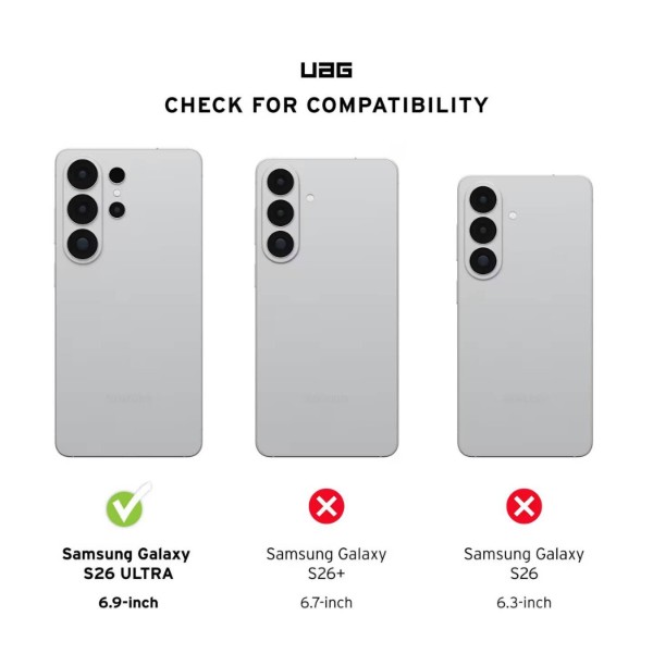 Фото - Чохол для смартфону UAG for Samsung Galaxy S26 Ultra Monarch Pro with Magnet Kevlar Black (214513113940)