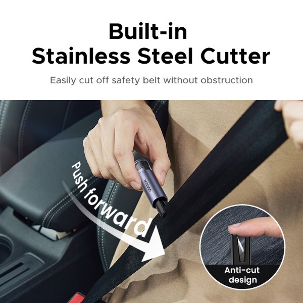 Фото - Автомобільний молоток UGREEN LP821 Car Safety Hammer Grey (35347)