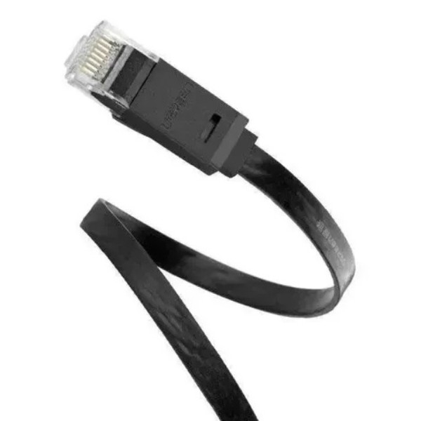 Фото - Кабель патч-корд UGREEN Cat 6 U/UTP Lan Flat Cable 3m Black (50175)