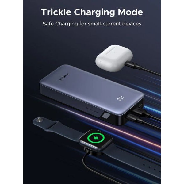 Фото - Батарея мобільна UGREEN 20000mAh 30W PD/QC (PB532) Gray (55989B)