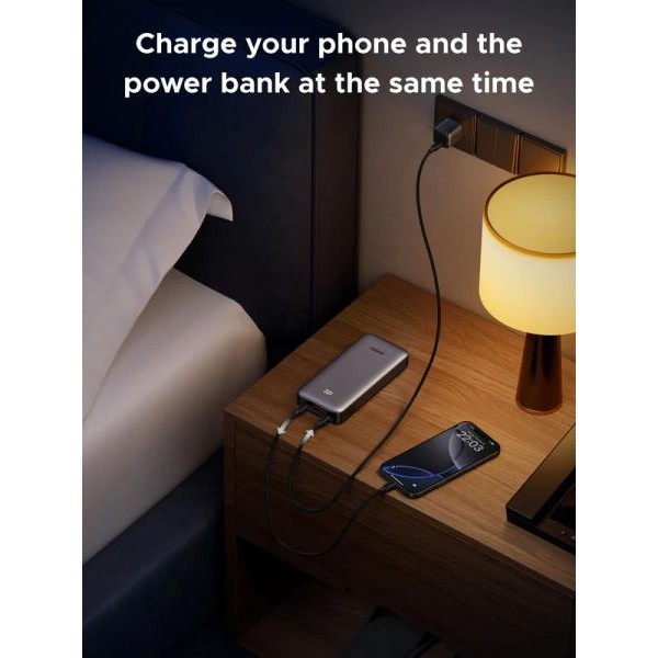 Фото - Батарея мобільна UGREEN 20000mAh 30W PD/QC (PB532) Gray (55989B)