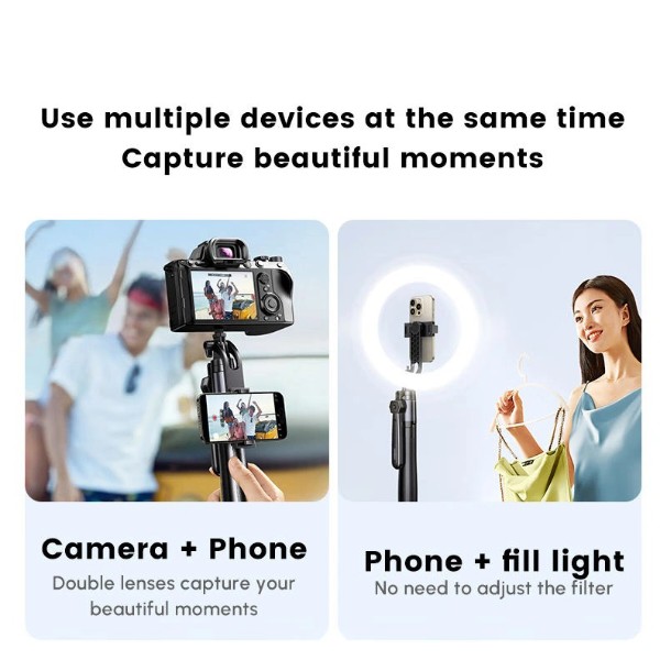Фото - Трипод для селфи UGREEN LP849 4-Leg Bluetooth Selfie Stick Tripod Stand (45301)