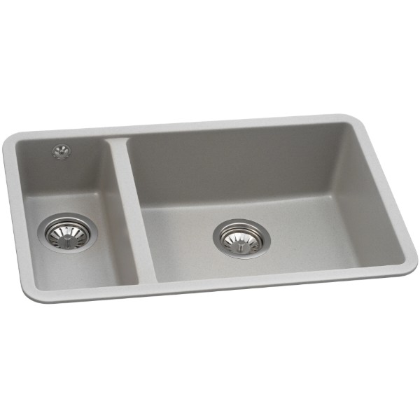 Фото - Мойка кухонная GRANADO UNDER TOP DOUBLE Grey Stone