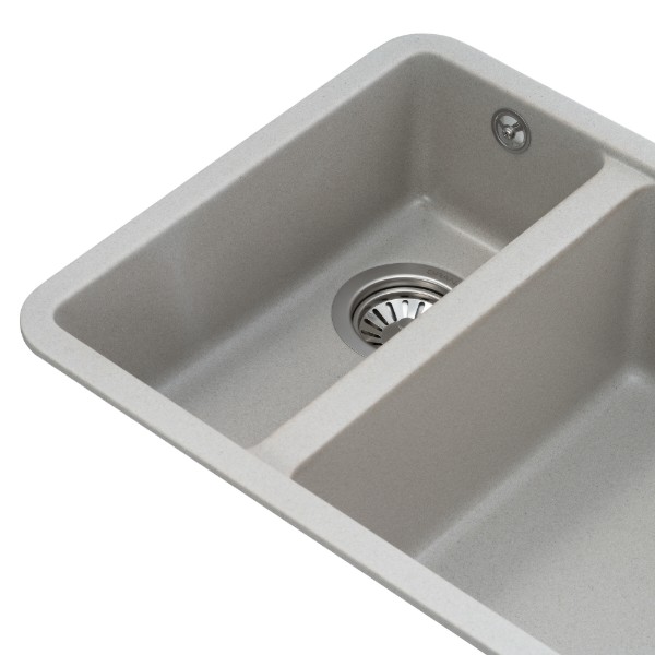 Фото - Мойка кухонная GRANADO UNDER TOP DOUBLE Grey Stone
