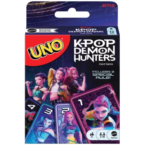 Фото - Настольная игра (8+) UNO KPop Demon Hunters (JRV01)