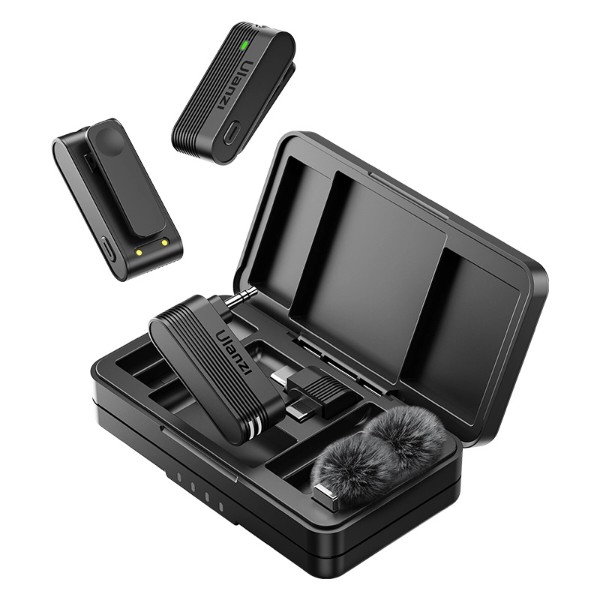 Фото - Мікрофонна система Ulanzi A100 dual-mic 3.5mm/Type-C Black (A014A)