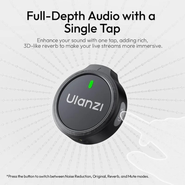 Фото - Микрофонная система Ulanzi A21 Wireless Microphone dual-mic Type C Black (A053)