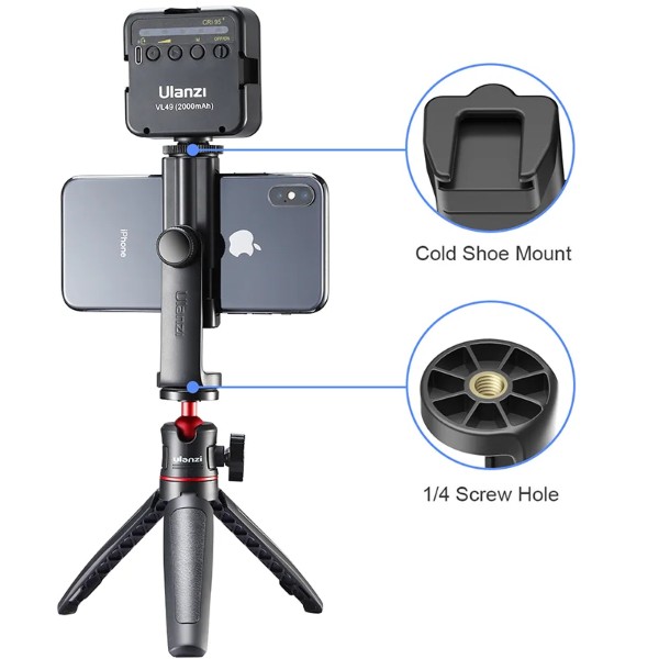 Фото - Підставка для мобільного пристрою Ulanzi Horizontal and Vertical Phone Clip (2120)