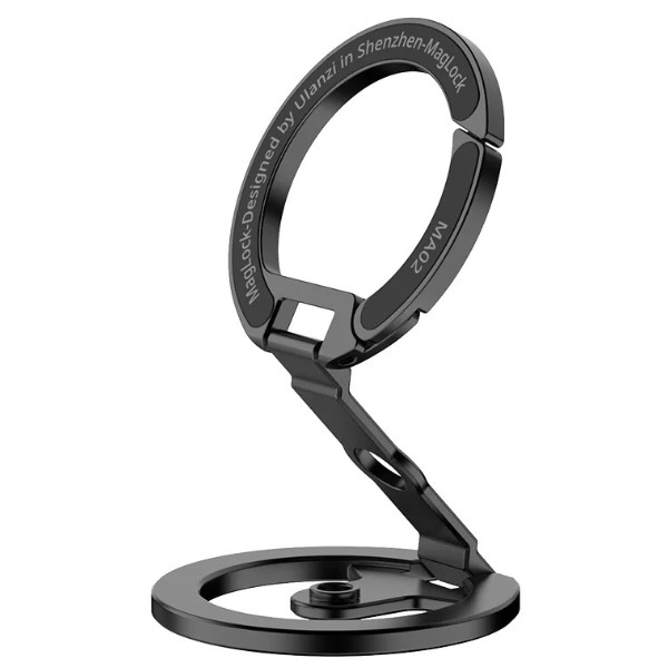 Фото - Підставка для мобільного пристрою Ulanzi MA02 MagLock Dual Magnetic Phone Stand Black (M067)