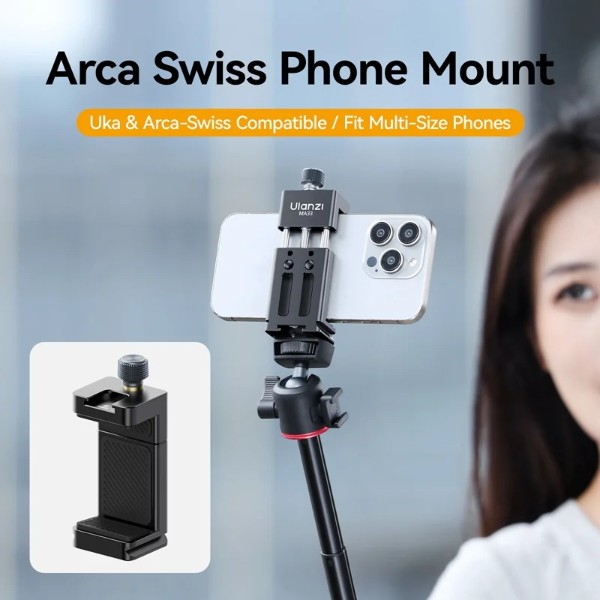 Фото - Підставка для мобільного пристрою Ulanzi MA33 Phone Holder Black (M022)