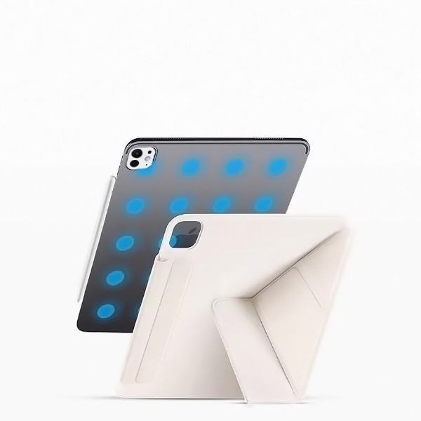 Фото - Чохол для планшета BeCover Ultra Slim Origami Magnetic for Apple iPad Pro 11" M5 2025 Beige (715950)