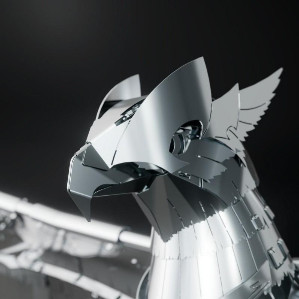 Фото - Металлический конструктор Metal Time Unity Wings Silver Armor Crystal Edition (MT101SWRSK/READY)