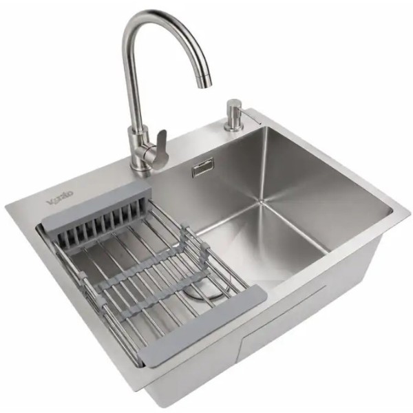 Фото - Мойка кухонная Ventolux HMKS 6045 SS 3/0,8