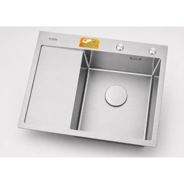Фото - Мойка кухонная Ventolux HMKS RW 6550 SS 3/0,8