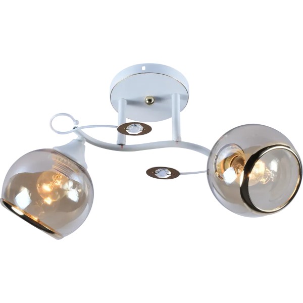 Фото - Люстра VALESO 2052/2 білий+золотий Фото - Люстра VALESO 2052/2 білий+золотий