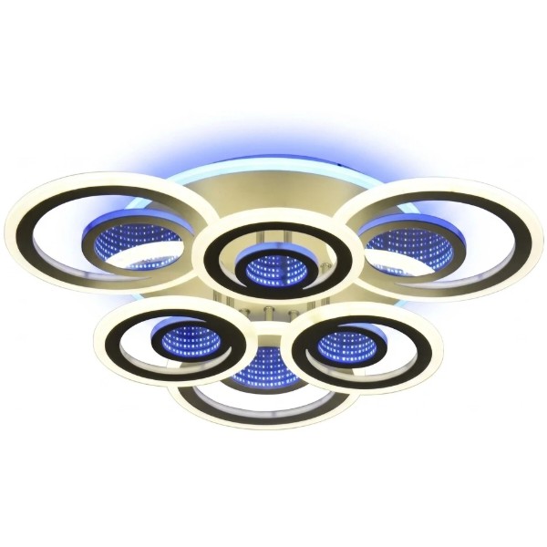 Фото - Люстра VALESO 55521/3+3 біла + хром, LED Фото - Люстра VALESO 55521/3+3 біла + хром, LED