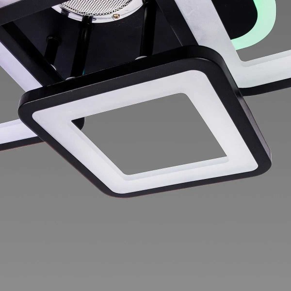Фото - Люстра VALESO с музыкальной колонкой и RGB YZD1269 Black