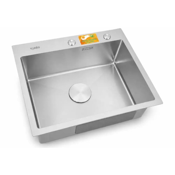 Фото - Мойка кухонная Ventolux HMKS 6045 SS 3/0,8