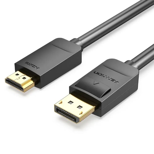 Фото - Кабель Vention DisplayPort - HDMI (M/M), 2м Black (HADBH)