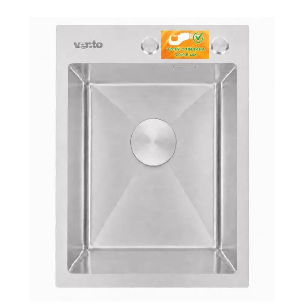 Фото - Мийка кухонна Ventolux HMKS 4050 SS 3/0,8
