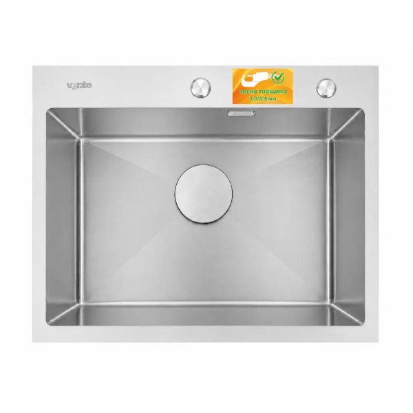 Фото - Мойка кухонная Ventolux HMKS 6045 SS 3/0,8