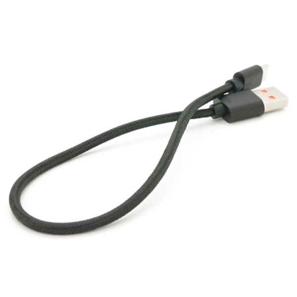 Фото - Кабель Voltronic USB to Type-C 0.3 м Black (USB-TC240W-10A-B-0.3m)