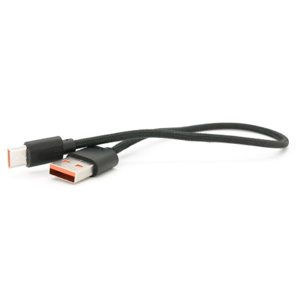 Фото - Кабель Voltronic USB to Type-C 0.3 м Black (USB-TC240W-10A-B-0.3m)