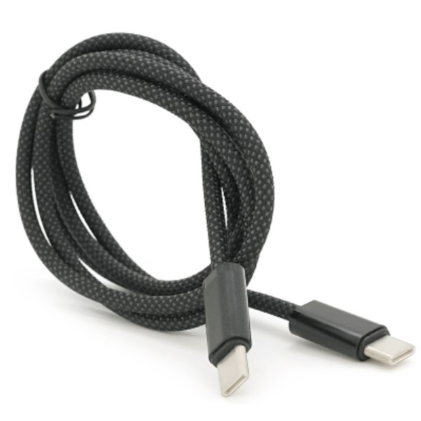 Фото - Кабель Voltronic Type-C to Type-C 1 м Black (YT-TC-TC65-B-1.0m)