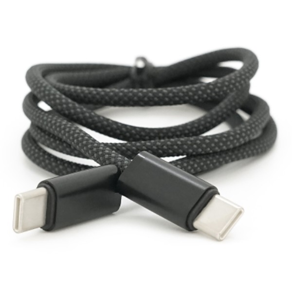 Фото - Кабель Voltronic Type-C to Type-C 1 м Black (YT-TC-TC65-B-1.0m)