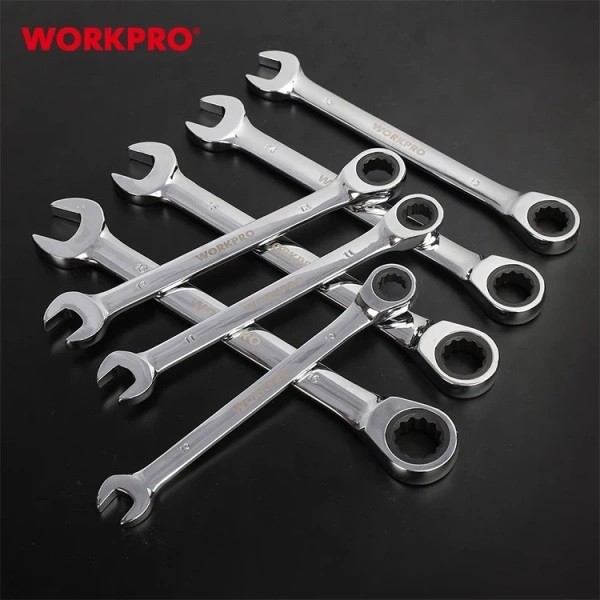 Фото - Набор гаечных ключей WORKPRO PRO 7 пр. (W003322)