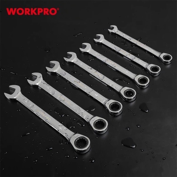 Фото - Набор гаечных ключей WORKPRO PRO 7 пр. (W003322)