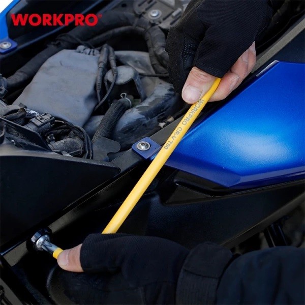 Фото - Набір шестигранних ключів WORKPRO TORX CR-V PRO PLUS 9 шт. (WP222008)