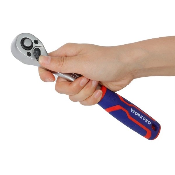 Фото - Ключ-трещетка WORKPRO 1/2" 45Т CR-V PRO (WP271009)