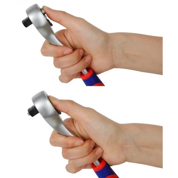 Фото - Ключ-трещетка WORKPRO 1/2" 45Т CR-V PRO (WP271009)