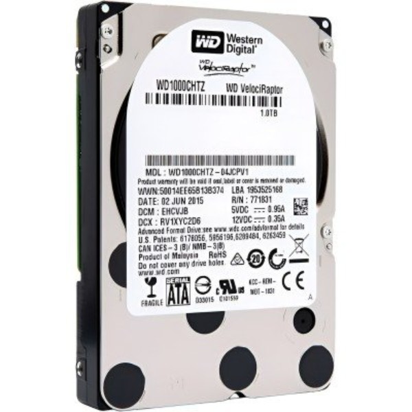 Фото - Жесткий диск внутренний Western Digital 2.5" SATA 1.0TB VelociRaptor 10000rpm 64MB (WD1000CHTZ)