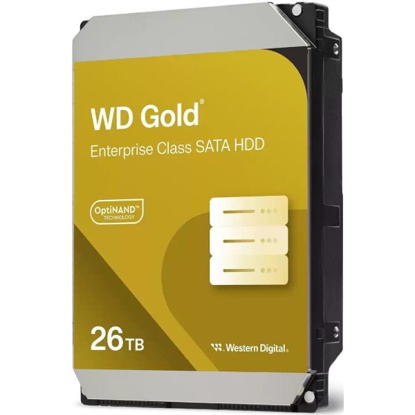 Фото - Жорсткий диск внутрішній WD 26TB 3.5" 7200 512MB SATA Gold (WD261KRYZ)