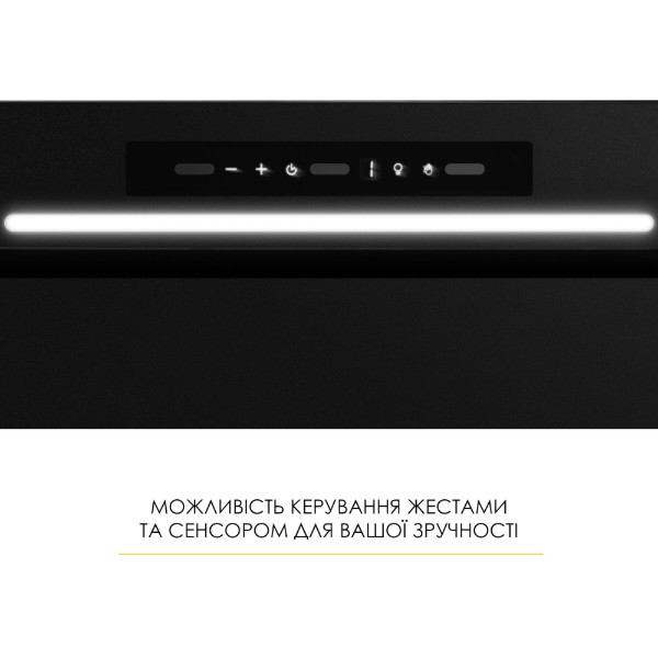 Фото - Вытяжка встраиваемая Weilor LUMINA WBG 65 BLACK MATTE