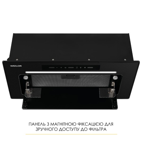 Фото - Вытяжка встраиваемая Weilor LUMINA WBG 65 BLACK MATTE