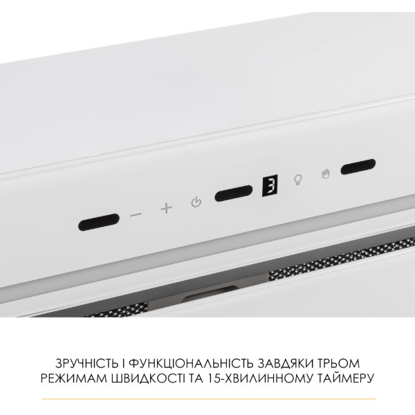 Фото - Вытяжка встраиваемая Weilor LUMINA WBG 65 WHITE