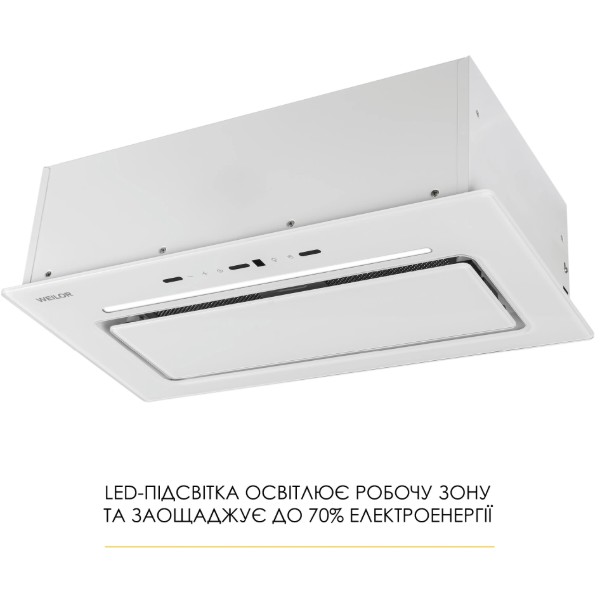 Фото - Вытяжка встраиваемая Weilor LUMINA WBG 65 WHITE