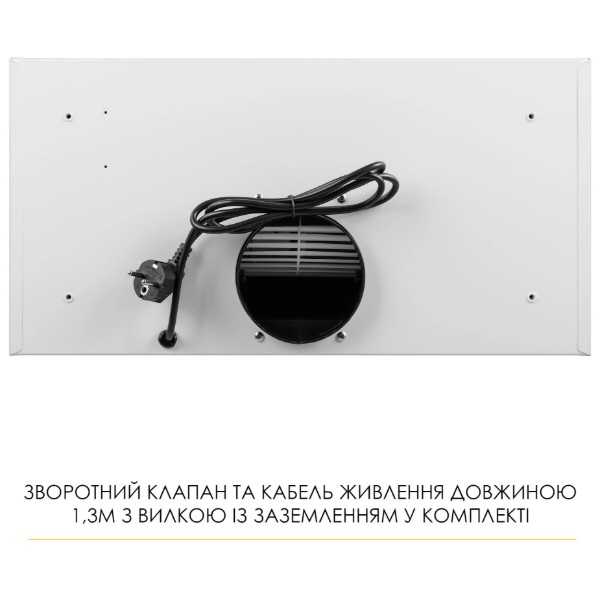 Фото - Вытяжка встраиваемая Weilor LUMINA WBG 65 WHITE