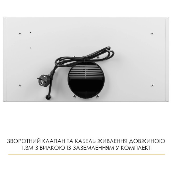Фото - Вытяжка встраиваемая Weilor LUMINA WBG 66 WHITE